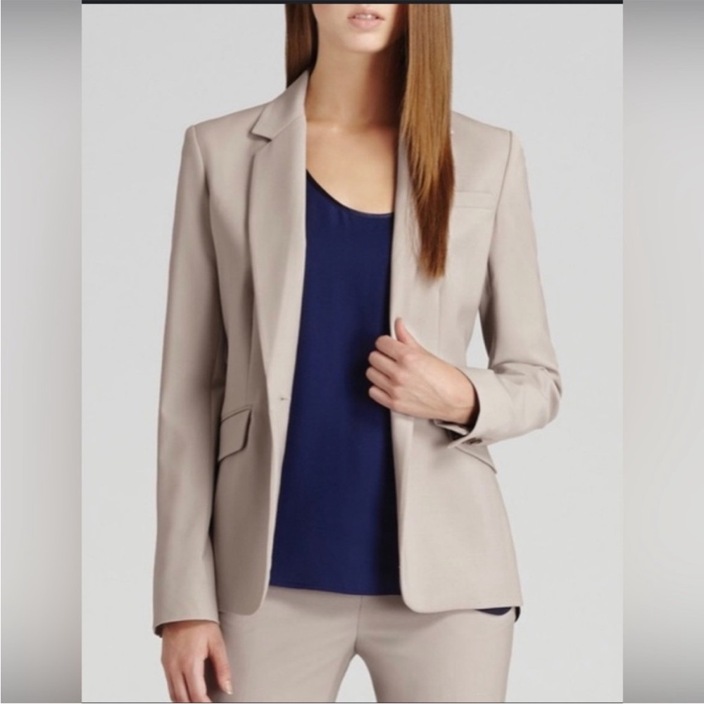 Reiss Women's Blazer in Light Beige - Picture 2 of 6